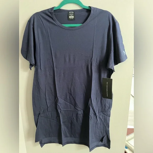 NWT | Men’s APL Blue Short Sleeve Tee Crew Neck, Size L - Picture 1 of 5
